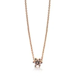 Collier Diamants Brun 0.05 Ct - Lecarré - Madoka - GD106OR.BR