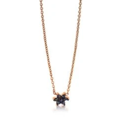 Collier Diamants Noir 0.05 Ct - Lecarré - Vanina - GD106OR.BL
