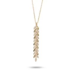 Collier Diamants Or Blanc 0.18 Ct Allissa - P5960 -Accessoires De Mode ori collier diamants or blanc 0 18 ct allissa p5960 40082 54785