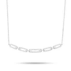 Collier Diamants Or Rose 0.28 Ct Emere - N1610 -Accessoires De Mode ori collier diamants or rose 0 28 ct emere n1610 40105 54879