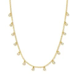 Collier Diamants Serti Clos Or Jaune 0.41 Ct Moeta - 066972A -Accessoires De Mode ori collier diamants serti clos or jaune 0 41 ct moeta 066972a 46613 70351