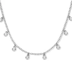 Collier Diamants Serti Clos Or Jaune 0.41 Ct Moeta - 066972A -Accessoires De Mode ori collier diamants serti clos or jaune 0 41 ct moeta 066972a 46613 70353