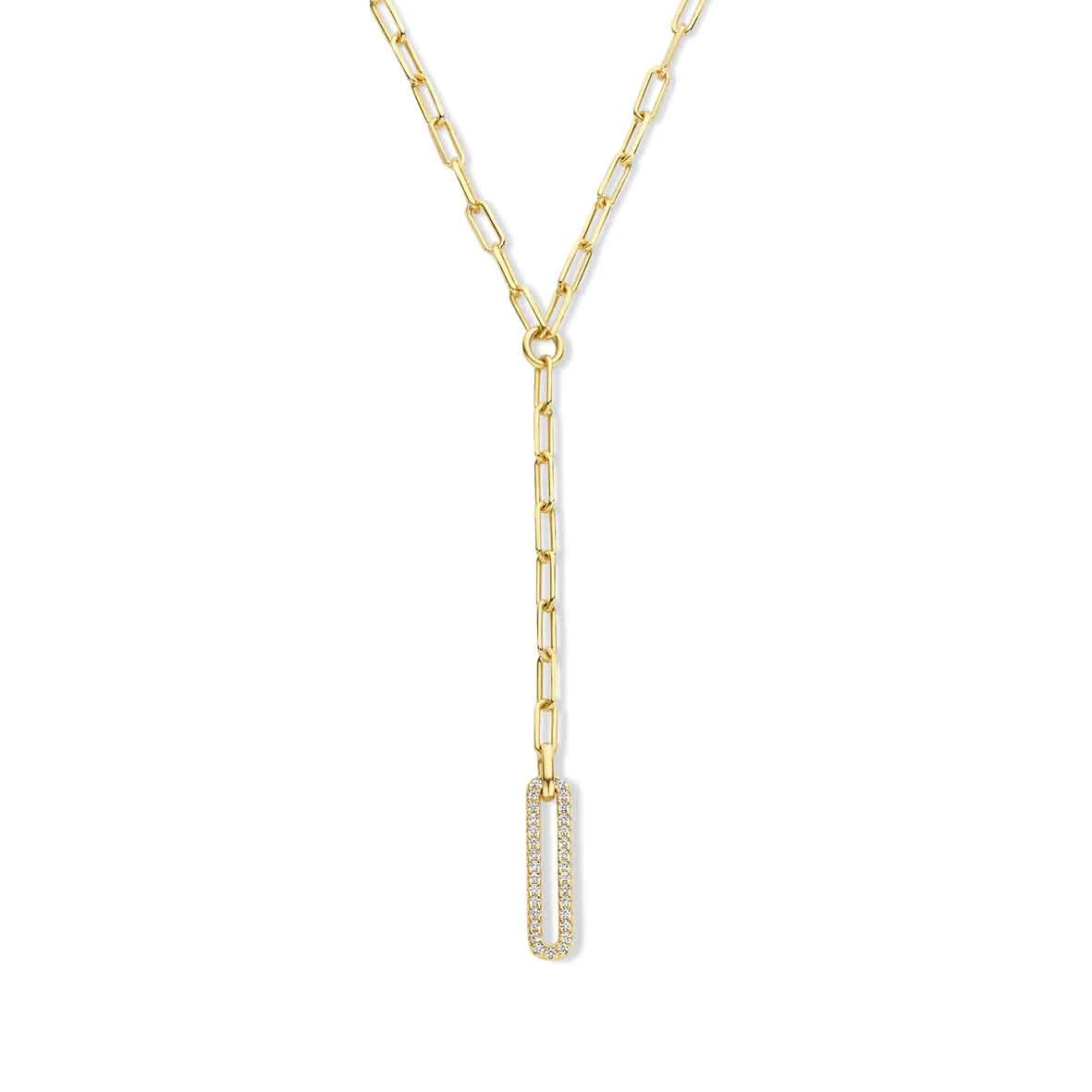 Collier En Argent - Plaqué-or - Serti De Zirconium Naiomy Silver Silver - Femme - Léanne - N2Q51 3 Collier En Argent - Plaqué-or - Serti De Zirconium Naiomy Silver Silver - Femme - Léanne - N2Q51