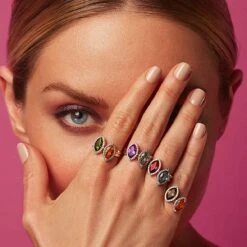 Collier Tourmaline Diamant 0.13 Ct One More Etna 065192RA -Accessoires De Mode ori collier tourmaline diamant 0 13 ct one more etna 065192ra 44577 65703