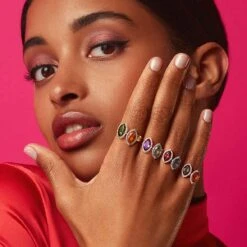 Collier Tourmaline Diamant 0.13 Ct One More Etna 065192RA -Accessoires De Mode ori collier tourmaline diamant 0 13 ct one more etna 065192ra 44577 65704