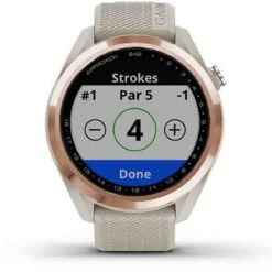 Garmin Approach® S42 Rosegold Avec Bracelet Sable 43,5 Mm- 010-02572-02 -Accessoires De Mode ori garmin approach s42 rosegold avec bracelet sable 43 5 mm 010 02572 02 40629 56379