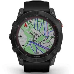 Garmin Fénix 7X Solar Gray Avec Bracelet Noir 51 Mm - 010-02541-01 -Accessoires De Mode ori garmin fenix 7x solar gray avec bracelet noir 51 mm 010 02541 01 40674 56566