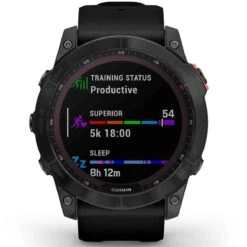Garmin Fénix 7X Solar Gray Avec Bracelet Noir 51 Mm - 010-02541-01 -Accessoires De Mode ori garmin fenix 7x solar gray avec bracelet noir 51 mm 010 02541 01 40674 56567