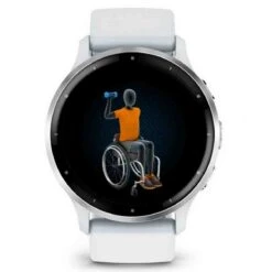 Garmin Venu 3 Lunette Silver - Acier Inoxydable - Bracelet Silicone Blanc 45 Mm- 010-02784-00 -Accessoires De Mode ori garmin venu 3 lunette silver acier inoxydable bracelet silicone blanc 45 mm 010 02784 00 46321 69104