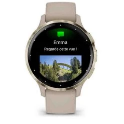 Garmin Venu 3S Lunette Acie - Soft Gold - Boîtier Et Bracelet En Silicone Lin 41 Mm- 010-02785-02 -Accessoires De Mode ori garmin venu 3s lunette acie soft gold boitier et bracelet en silicone lin 41 mm 010 02785 02 46324 69128