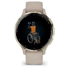 Garmin Venu 3S Lunette Acie - Soft Gold - Boîtier Et Bracelet En Silicone Lin 41 Mm- 010-02785-02 -Accessoires De Mode ori garmin venu 3s lunette acie soft gold boitier et bracelet en silicone lin 41 mm 010 02785 02 46324 69129