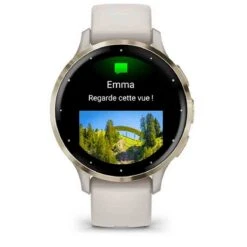 Garmin Venu 3S Lunette Soft Gold - Boîtier - Bracelet Silicone Ivoire 41 Mm- 010-02785-04 -Accessoires De Mode ori garmin venu 3s lunette soft gold boitier bracelet silicone ivoire 41 mm 010 02785 04 46328 69160
