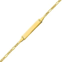 Gourmette Baptême Or Jaune à Graver Emilie