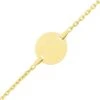 Gourmette Baptême Or Jaune à Graver Hinarava -Accessoires De Mode ori gourmette bapteme or jaune a graver hinarava 46067