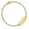 Gourmette Bébé Plaque Ovale Augis En Or Jaune Marya J10106X000 -Accessoires De Mode ori gourmette bebe plaque ovale augis en or jaune marya j10106x000 41986