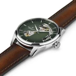 Hamilton Jazzmaster Open Heart Auto 40 Mm- H32675560 -Accessoires De Mode ori hamilton jazzmaster open heart auto 40 mm h32675560 40736 56778