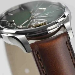 Hamilton Jazzmaster Open Heart Auto 40 Mm- H32675560 -Accessoires De Mode ori hamilton jazzmaster open heart auto 40 mm h32675560 40736 56779