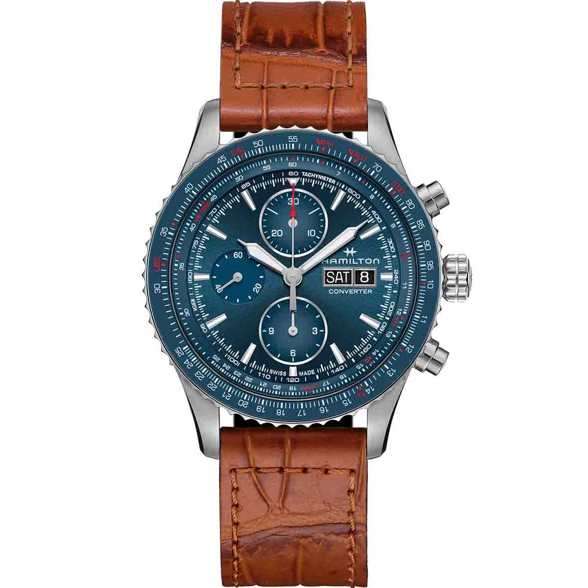 Hamilton Khaki Aviation Converter Auto Chrono 44 Mm- H76746540 3 Hamilton Khaki Aviation Converter Auto Chrono 44 Mm- H76746540