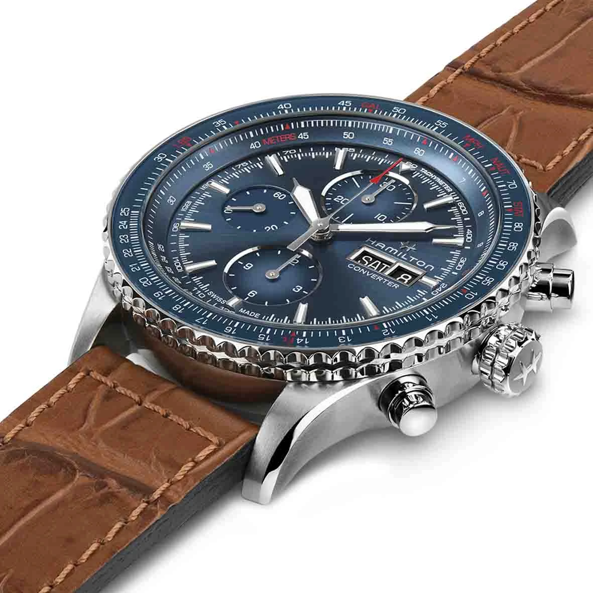 Hamilton Khaki Aviation Converter Auto Chrono 44 Mm- H76746540 6 Hamilton Khaki Aviation Converter Auto Chrono 44 Mm- H76746540 – Image 4