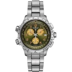 Hamilton Khaki Aviation X-Wind GMT Chrono Quartz 46 Mm- H77932160