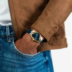 Hamilton Ventura Blue Quartz 32.3 X 50.3 Mm- H24301941 11 Hamilton Ventura Blue Quartz 32.3 X 50.3 Mm- H24301941 -Accessoires De Mode ori hamilton ventura blue quartz 32 3 x 50 3 mm h24301941 48294 71692