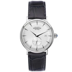 Herbelin Inspiration 1947 Mécanique Cadran Gris Bracelet Cuir - 1947/11GR