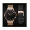 Cluse La Bohème Mesh Rose Gold/Black - - CG10106 -Accessoires De Mode ori la boheme mesh rose gold black cg10106 40638