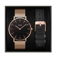Cluse La Bohème Mesh Rose Gold/Black - - CG10106