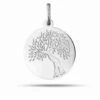 Médaille Arbre De Vie Or Blanc - 18 Mm -Catarina - 24B8400225
