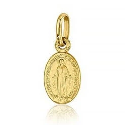 Médaille Miraculeuse Ovale En Or Jaune Océana J308X00000