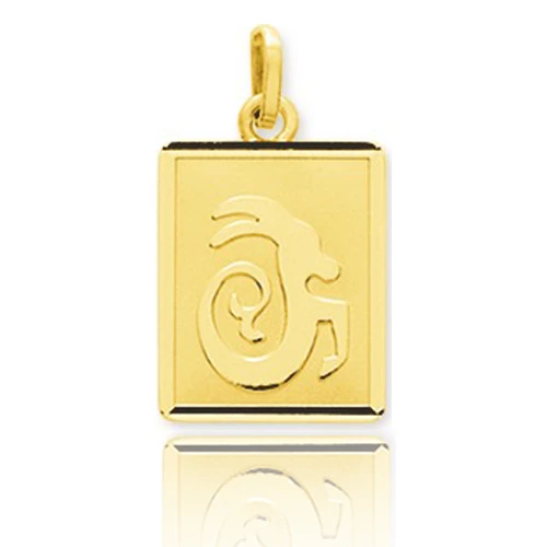 Médaille Pendentif Zodiac Capricorne Or Jaune Debora 3 Médaille Pendentif Zodiac Capricorne Or Jaune Debora