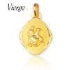 Médaille Pendentif Zodiac Vierge Or Jaune Shanna -Accessoires De Mode ori medaille pendentif zodiac vierge or jaune shanna 6218