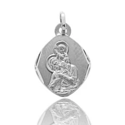 Médaille Saint Christophe Or Blanc 0.8g Océana - 9K20466GR