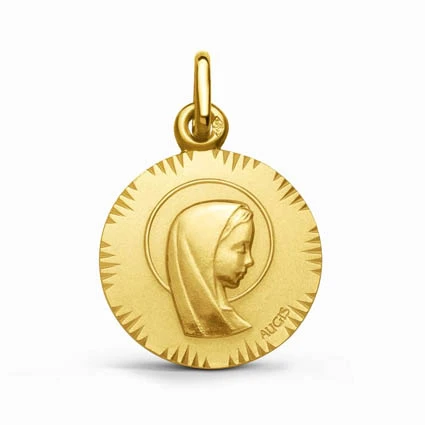 Médaille Vierge Jeune Auréolée En Or Jaune 16 Mm Mara J9500X0000 3 Médaille Vierge Jeune Auréolée En Or Jaune 16 Mm Mara J9500X0000