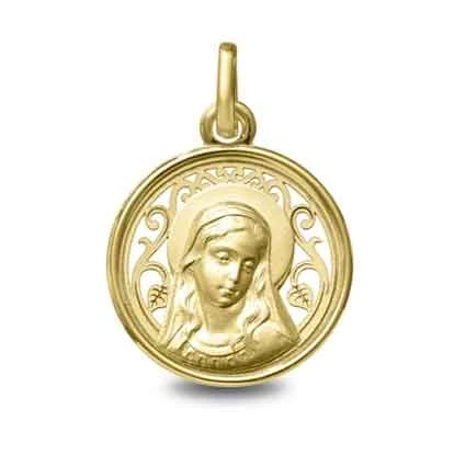 Médaille Vierge Or Jaune 18 Mm Kalima -1280111 3 Médaille Vierge Or Jaune 18 Mm Kalima -1280111