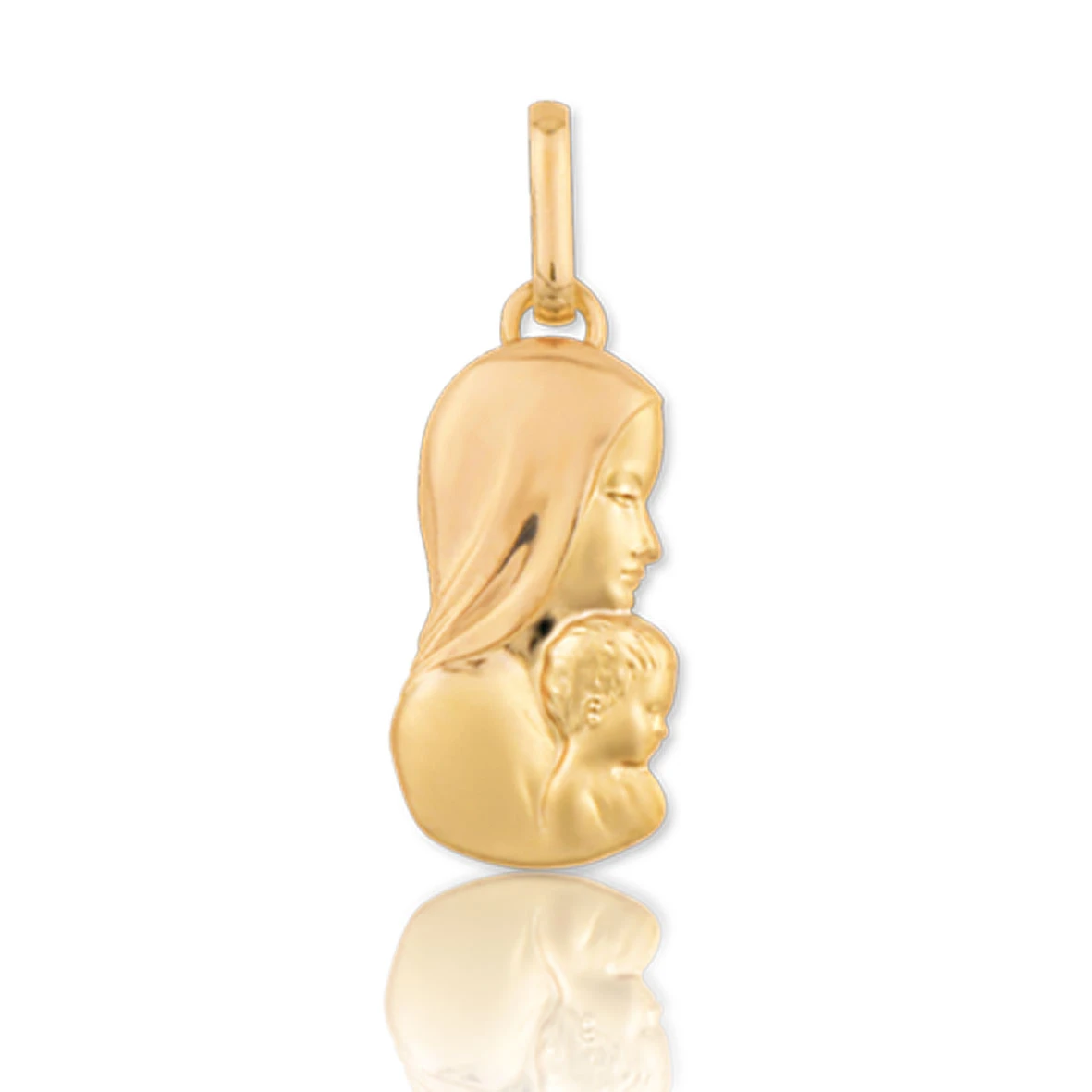 Médaille Vierge Or Jaune Myriam -XR1432 3 Médaille Vierge Or Jaune Myriam -XR1432