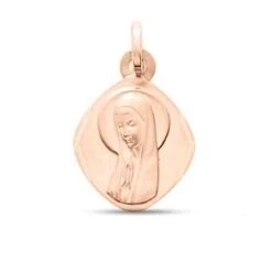 Médaille Vierge Or Rose Léanne -20710R