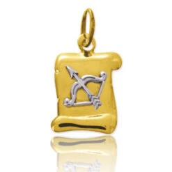 Médaille Zodiac Sagittaire 2 Ors Halia