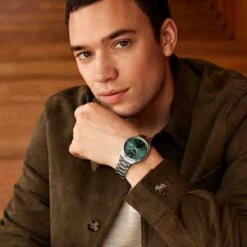 Montre Cluse Anthéor Watch Steel Green, Silver Colour - - CW20902 -Accessoires De Mode ori montre cluse antheor watch steel green silver colour cw20902 48138 71564