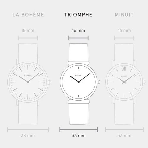 Montre Cluse Cluse Triomphe Mesh Black/Black - 33 Mm - CW0101208004 7 Montre Cluse Cluse Triomphe Mesh Black/Black - 33 Mm - CW0101208004 – Image 5