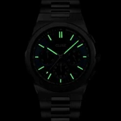 Montre Cluse Homme Cluse Vigoureux Chrono Steel Black And Silver, Silver Colour - CW20806 -Accessoires De Mode ori montre cluse cluse vigoureux chrono steel black and silver silver colour cw20806 48312 71745