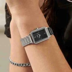 Montre Cluse Fluette Steel Black, Silver Colour - - CW11501 -Accessoires De Mode ori montre cluse fluette steel black silver colour cw11501 40388 55851