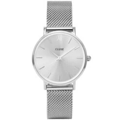 Montre Cluse Minuit Mesh Full Silver - 33 Mm - CW0101203011