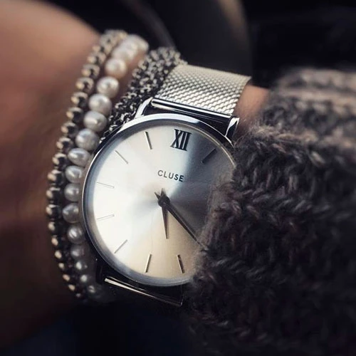 Montre Cluse Minuit Mesh Full Silver - 33 Mm - CW0101203011 5 Montre Cluse Minuit Mesh Full Silver - 33 Mm - CW0101203011 – Image 3