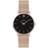 Montre Cluse Minuit Mesh Rose Gold/Black - 33 Mm - CW0101203003 -Accessoires De Mode ori montre cluse minuit mesh rose gold black 33 mm cw0101203003 30360