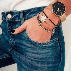 Montre Cluse Minuit Mesh Rose Gold/Black - 33 Mm - CW0101203003 -Accessoires De Mode ori montre cluse minuit mesh rose gold black 33 mm cw0101203003 30360 36005