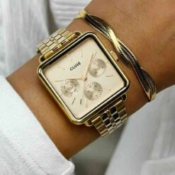 Montre Cluse Tetragoner Multifonction - - CW13801 -Accessoires De Mode ori montre cluse tetragoner multifonction cw13801 48305 71754