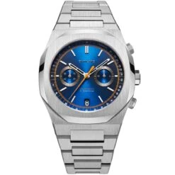 Montre D1 Milano Chronograph Audax - Homme - Cadran Bleu- - - CHBJ09