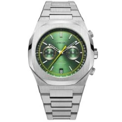 Montre D1 Milano Chronograph Noble - Homme - Cadran Vert- - - CHBJ10
