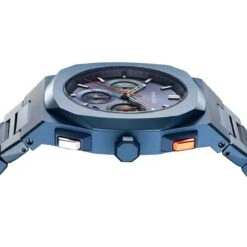 Montre D1 Milano Chronograph Nox - Homme Quartz- Cadran - 41.5 Mm - ACier Et PVD Bleu Marine - CHBJ12 -Accessoires De Mode ori montre d1 milano chronograph nox homme quartz cadran 41 5 mm acier et pvd bleu marine chbj12 45191 67736